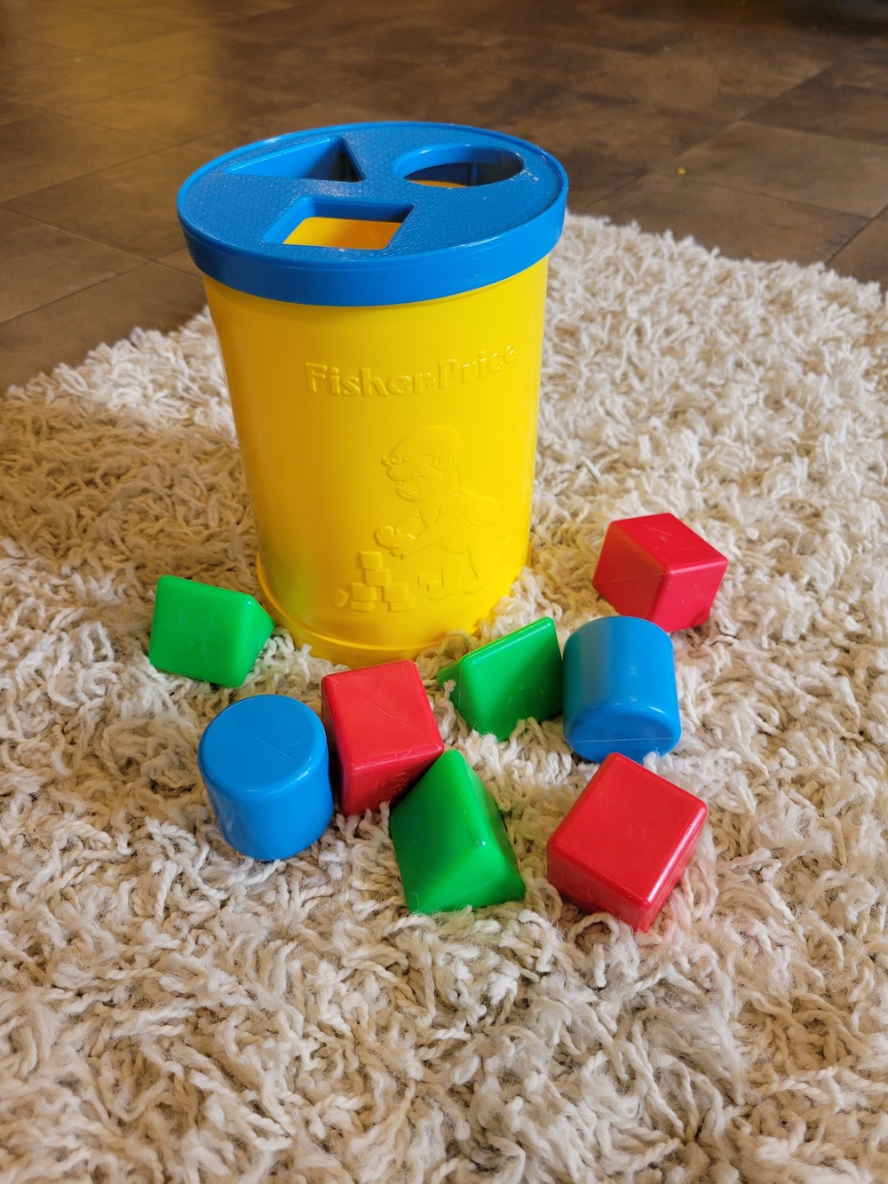 Vintage Fisher-Price Sorting Bin & Shapes